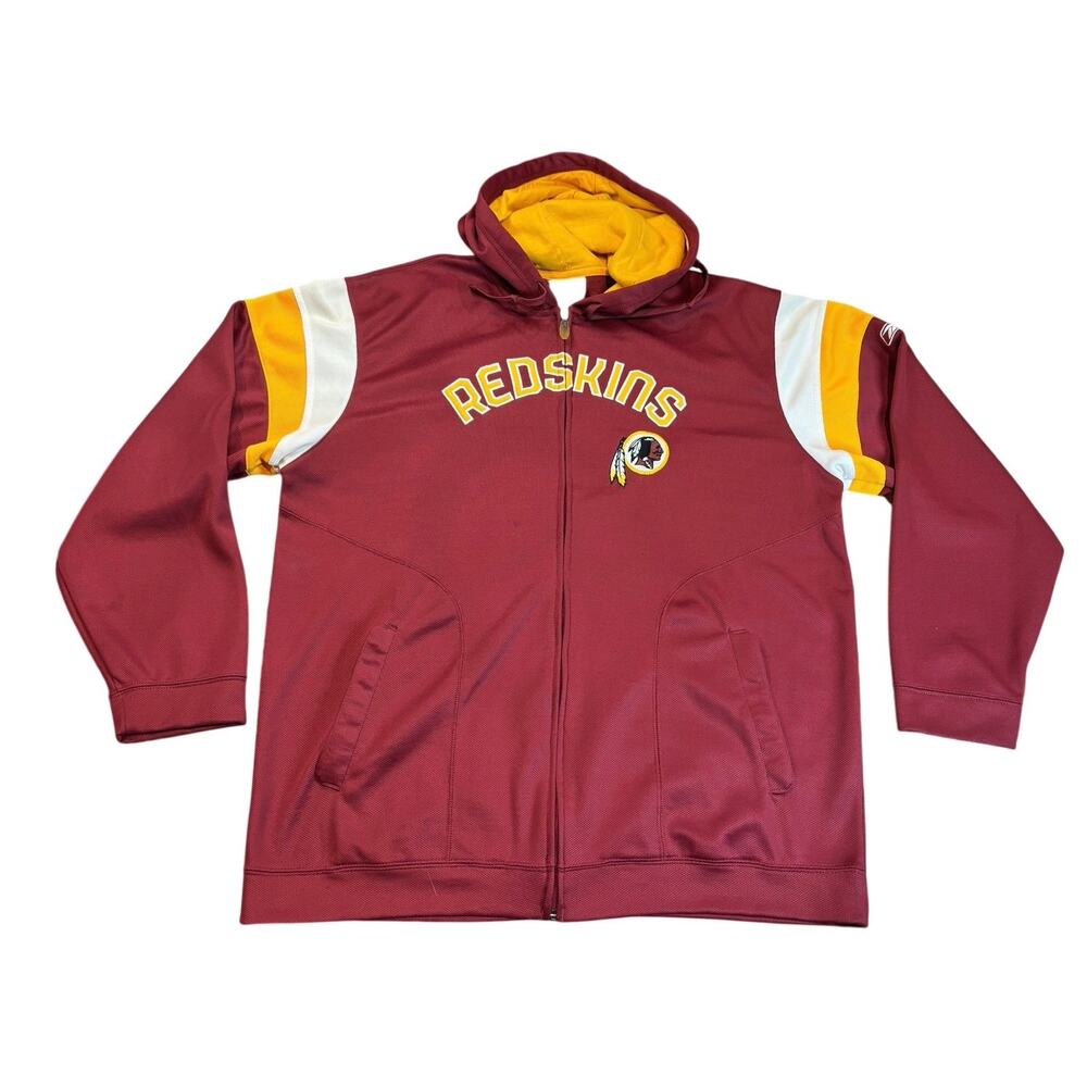 Vintage 2000s Reebok NFL Washington Redskins Full Zip Hoodie Jacket Men’s L